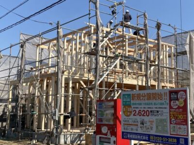 ふれあいダウン東三倉堂上棟