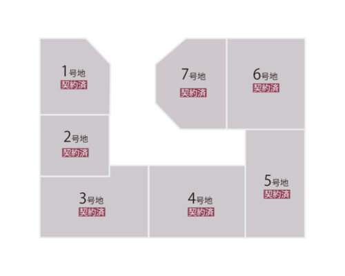 東三倉堂分譲地区画図-価格表