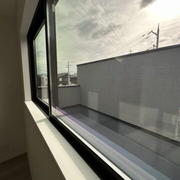 施工事例　キューブ型モダン住宅