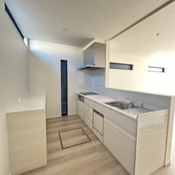 施工事例　キューブ型モダン住宅